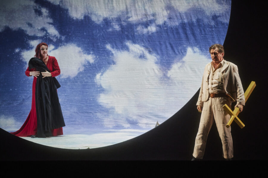 Semperoper Dresden, Götterdämmerung, Brünnhilde und Siegfried (Andreas Schager)