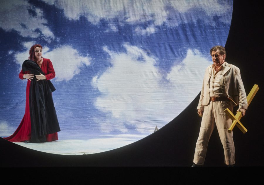 Semperoper Dresden, Götterdämmerung, Brünnhilde und Siegfried (Andreas Schager)