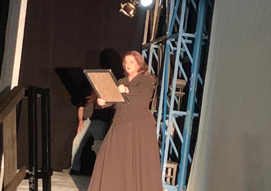 Senta, Seitenbühne, Opéra Bastille, Nov. 2021